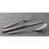Oneida Easton 18/10 Stainless Steel 5-Piece Place Setting - Service For One, Glossy Silver Flatware Set